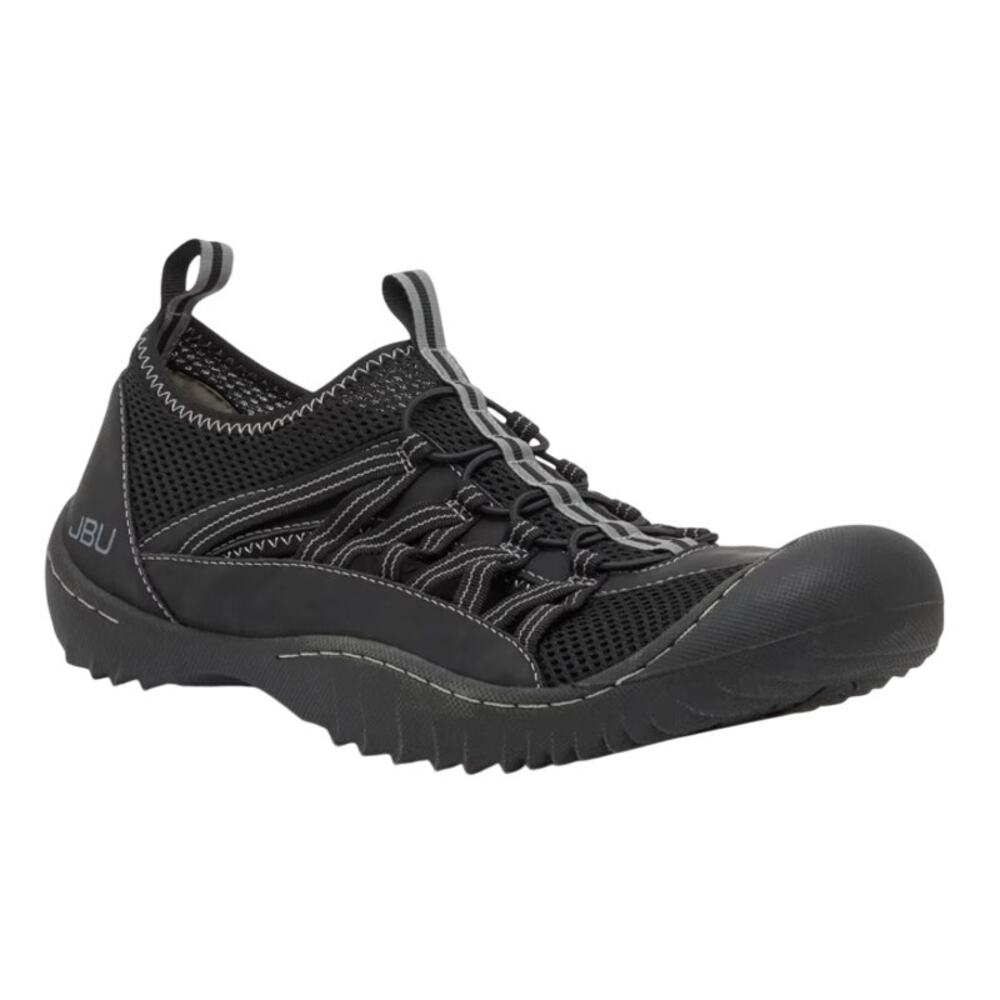 JBU Mens Topsail Water Sneakers US 13 M EU 46 Black Slip On EUC